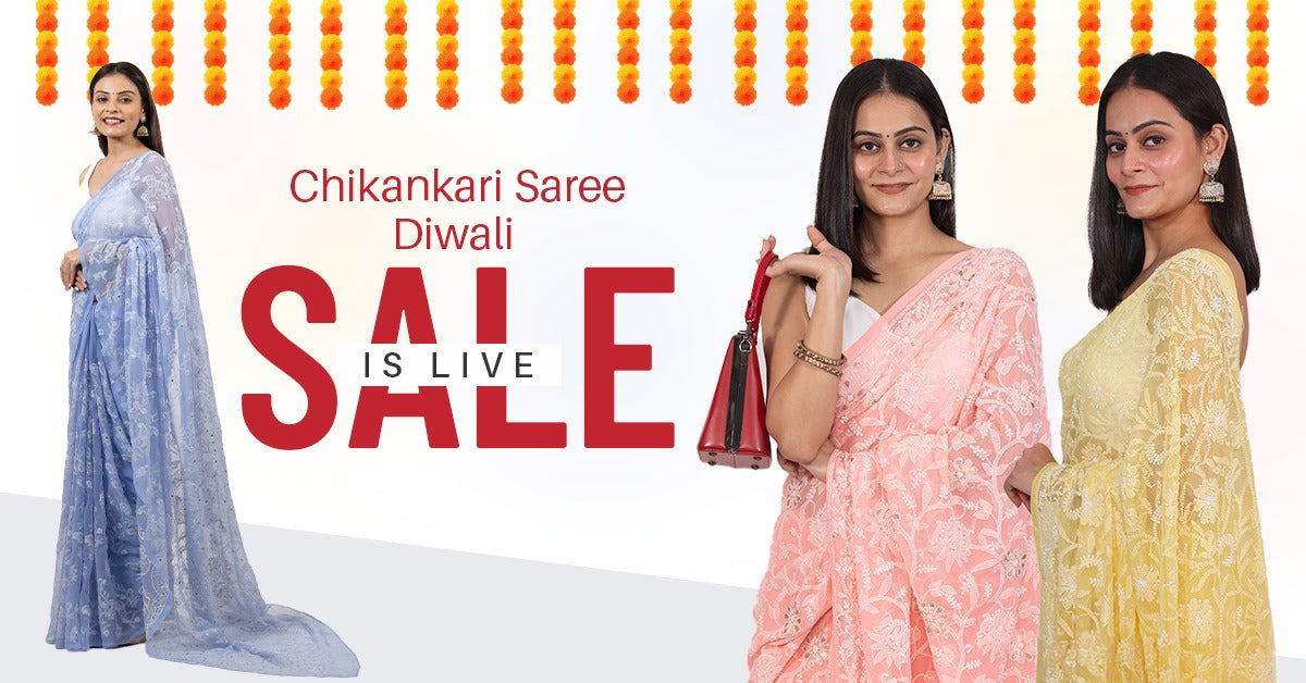Chikankari Saree Diwali Sale is Now Live – Shop Your Festive Look