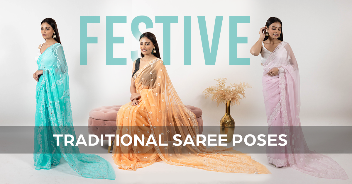 Festive Traditional Saree Poses That Shine Bright