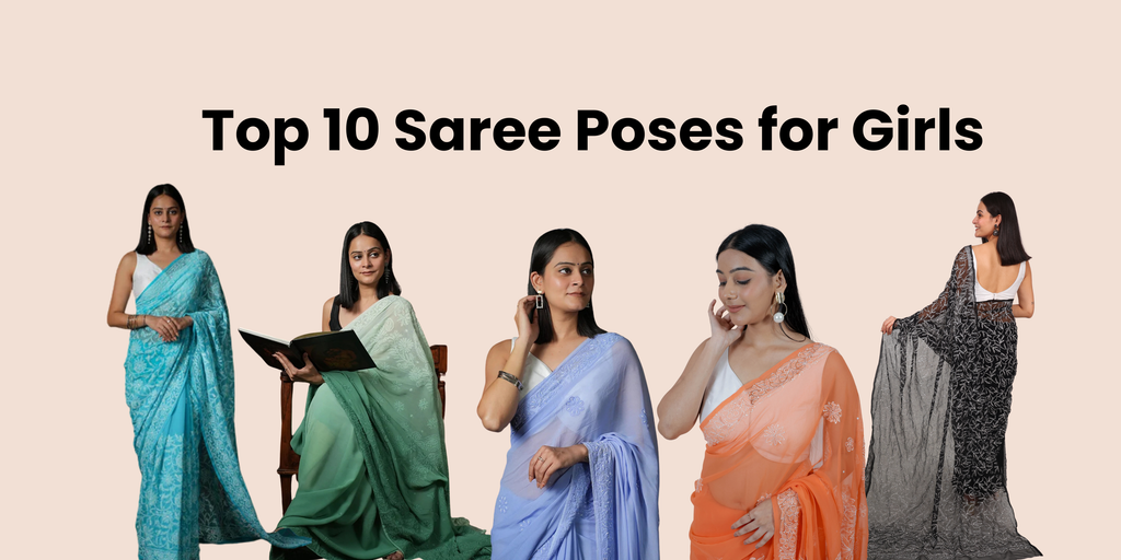 Top 10 Saree Poses for Girls to Flaunt Their Traditional Look