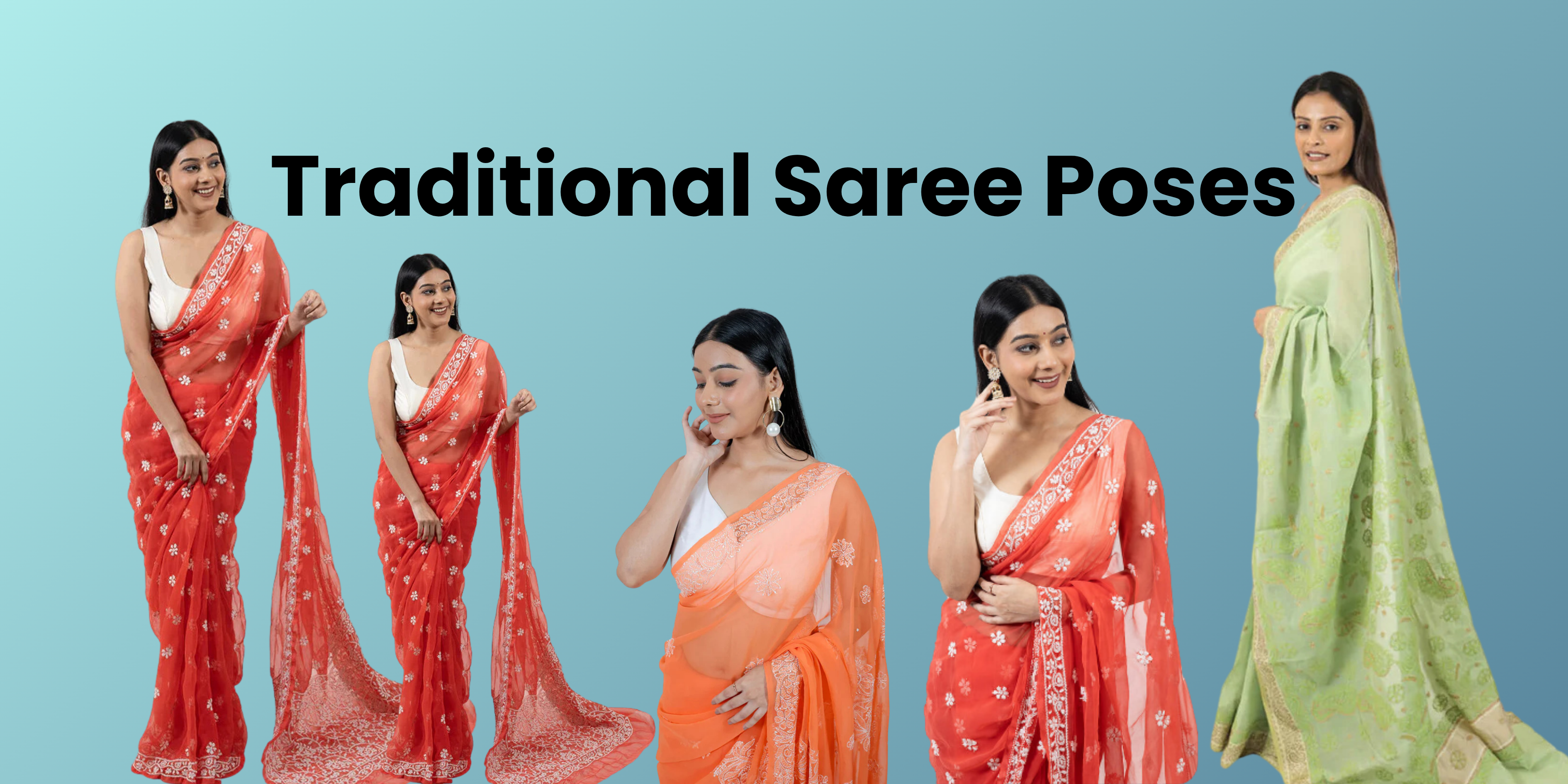 Best Traditional Saree Poses to Highlight Your Elegance