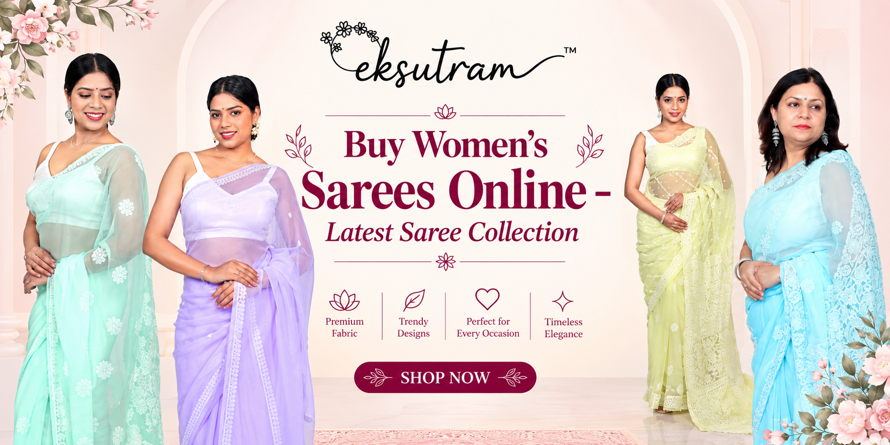 Buy Women’s Sarees Online – Latest Saree Collection
